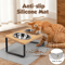 ElevaDish 15 Tilted Stainless Steel Cat Bowl Set 1