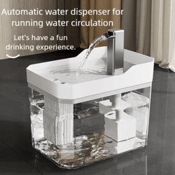 aquawhisper 1.5l automatic pet water fountain