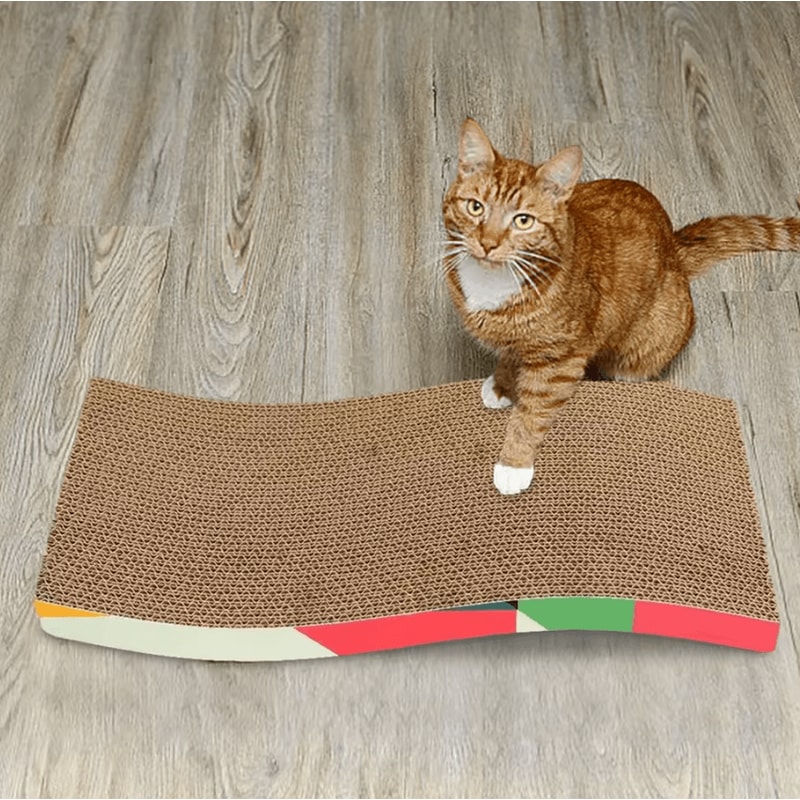 ScratchNest Corrugated Cat Scratcher Lounge 1