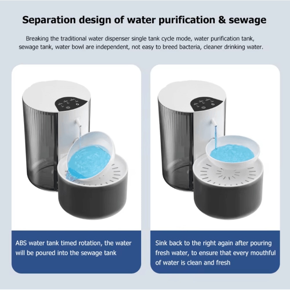 SmartFlow Wireless Pet Water Fountain For Cats Dogs 1