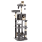 CozyClimb MultiLevel Cat Tree Tower With Hammock Scratching Posts 2