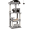 CozyClimb MultiLevel Cat Tree Tower With Hammock Scratching Posts 3