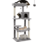 CozyClimb MultiLevel Cat Tree Tower With Hammock Scratching Posts 3