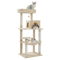 CozyClimb MultiLevel Cat Tree Tower With Hammock Scratching Posts 4