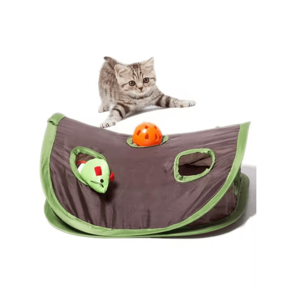 WhiskerHunt Interactive Cat Tunnel Hide Seek Toy 2