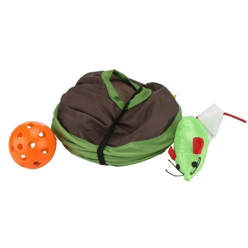 WhiskerHunt Interactive Cat Tunnel Hide Seek Toy 4