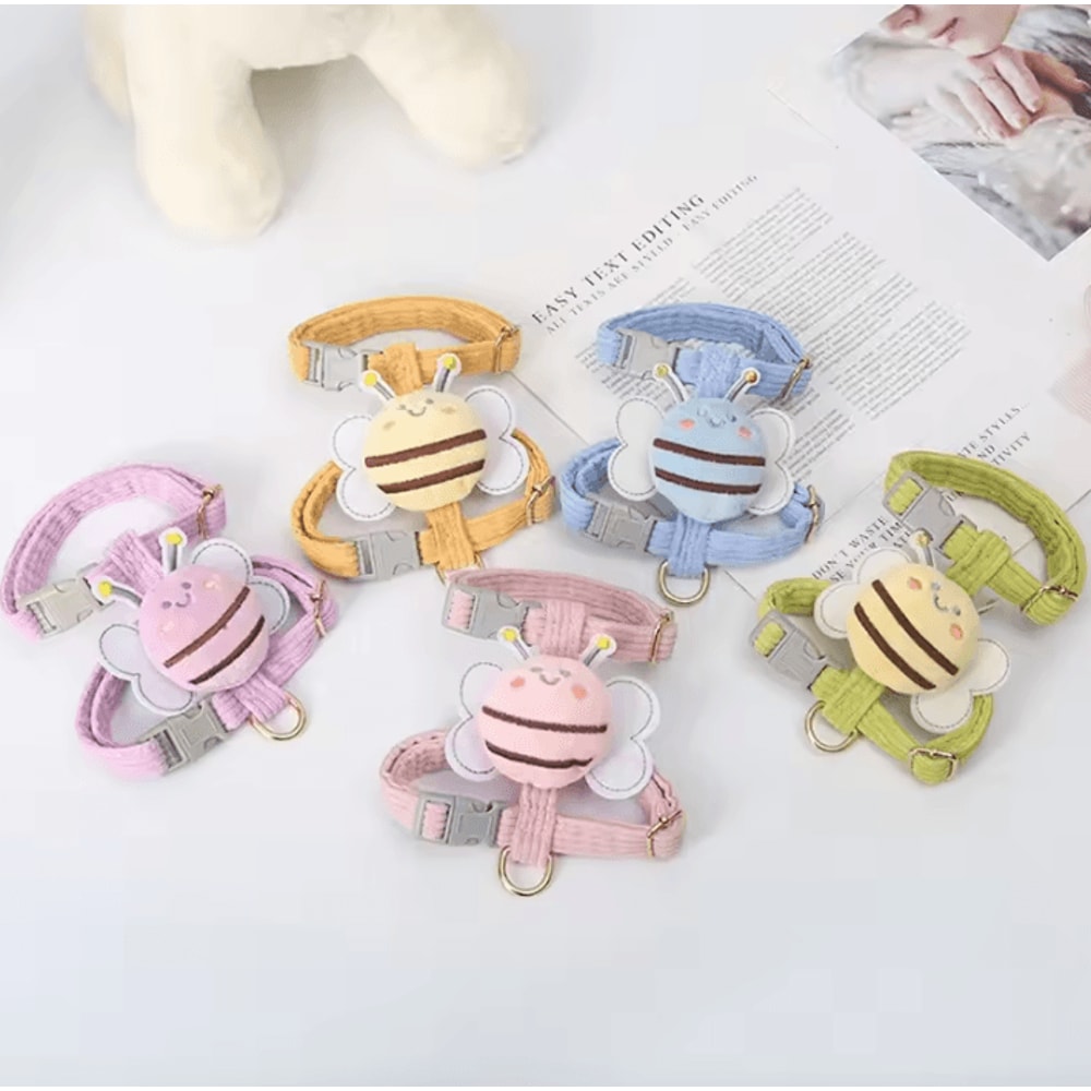 BuzzPaw Lightweight Bee Harness Leash Set For Cats And Small Dogs 0