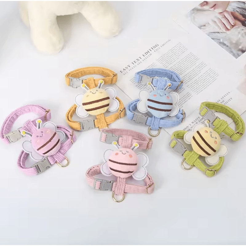 BuzzPaw Lightweight Bee Harness Leash Set For Cats And Small Dogs 0