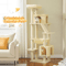 Majestic Haven Large Cat Tree Tower With Condo Beds Scratching Posts 1