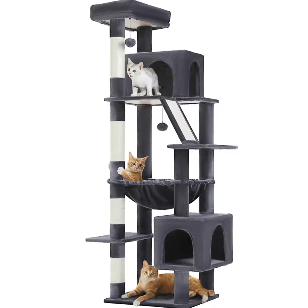 Majestic Haven Large Cat Tree Tower With Condo Beds Scratching Posts 2