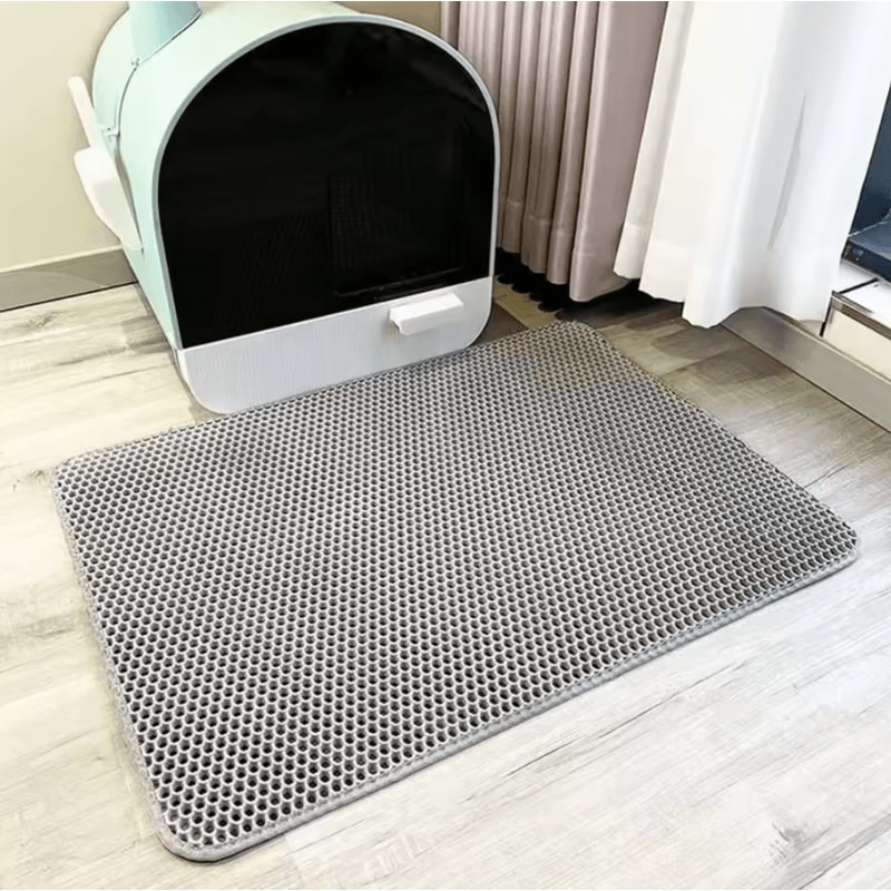 CleanStep Waterproof DoubleLayer Cat Litter Mat For Litter Box Areas 4