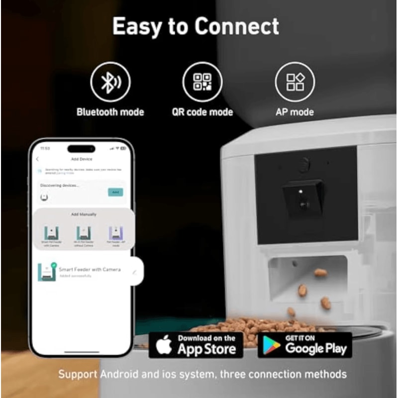 Furpipi VisionFeed Smart WiFi Automatic Pet Feeder With 1080P HD Camera 1