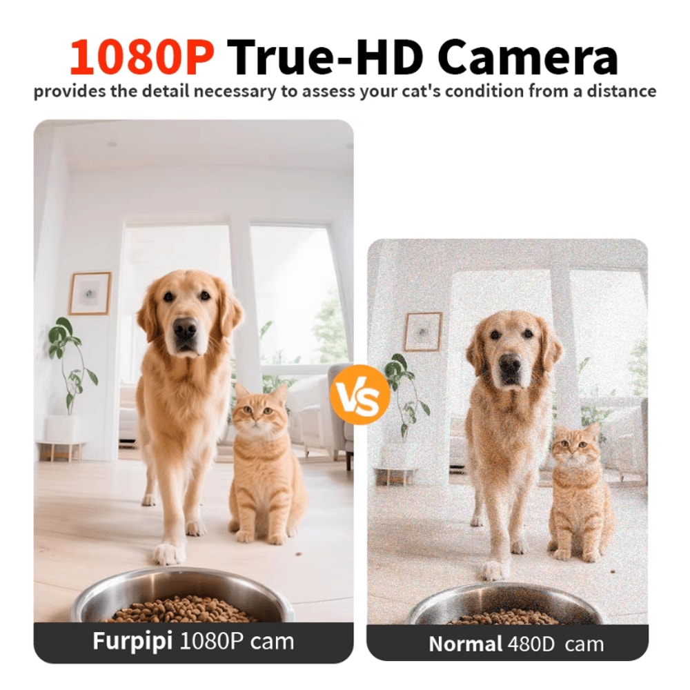 Furpipi VisionFeed Smart WiFi Automatic Pet Feeder With 1080P HD Camera 2