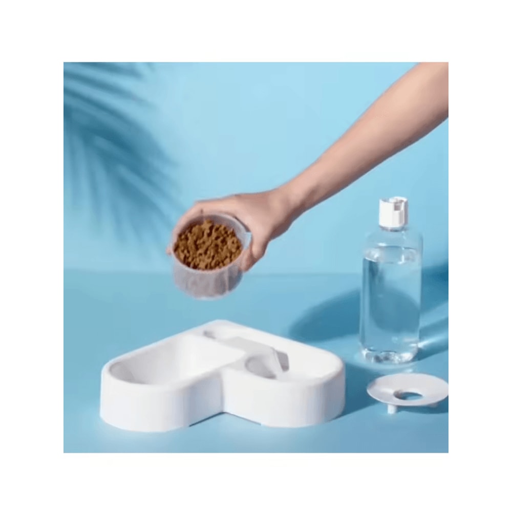 HydraPaws Automatic Dual Pet Bowl Water Feeding Station 1