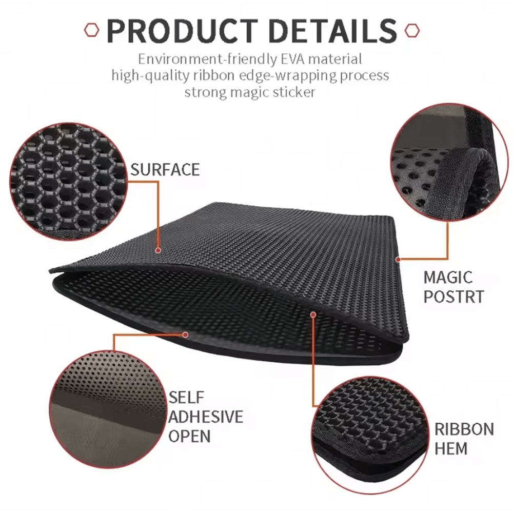 CleanNest DoubleLayer Waterproof Cat Litter Mat 2