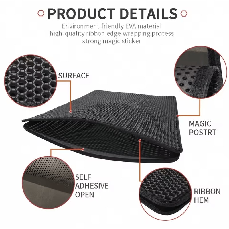 CleanNest DoubleLayer Waterproof Cat Litter Mat 2