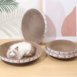 scratchnest corrugated cat scratcher lounge board