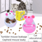 MousePop Interactive Cat Treat Ball Slow Feeder Puzzle Toy For Indoor Cats 0