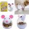 MousePop Interactive Cat Treat Ball Slow Feeder Puzzle Toy For Indoor Cats 1