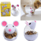 MousePop Interactive Cat Treat Ball Slow Feeder Puzzle Toy For Indoor Cats 1