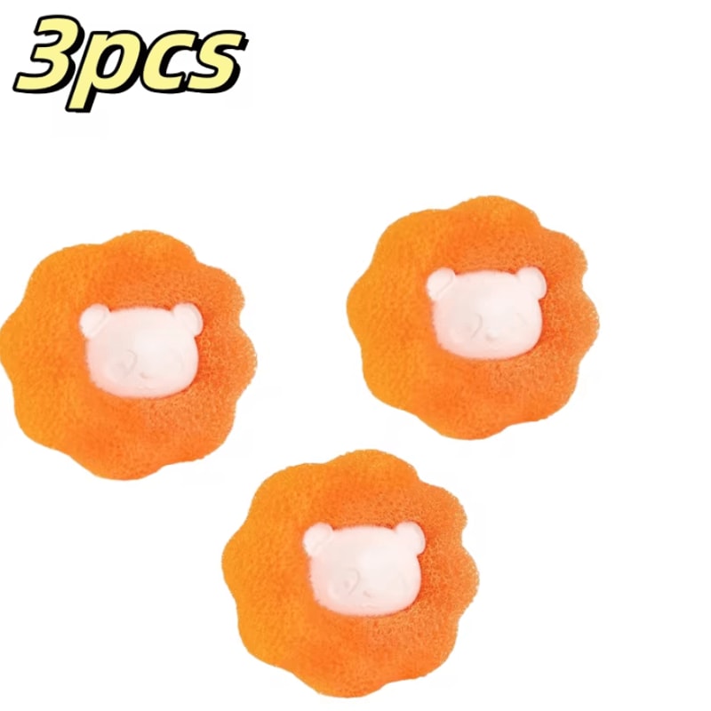 FurCatch Reusable Laundry Pet Hair Remover Balls Washing Machine Lint Fur Catcher 4