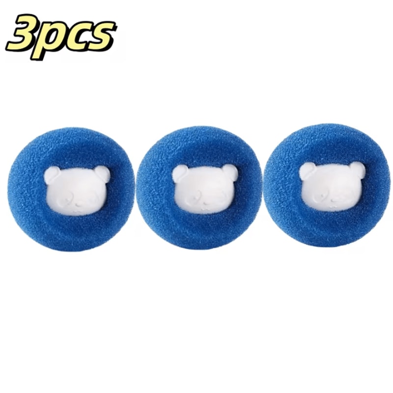 FurCatch Reusable Laundry Pet Hair Remover Balls Washing Machine Lint Fur Catcher 5