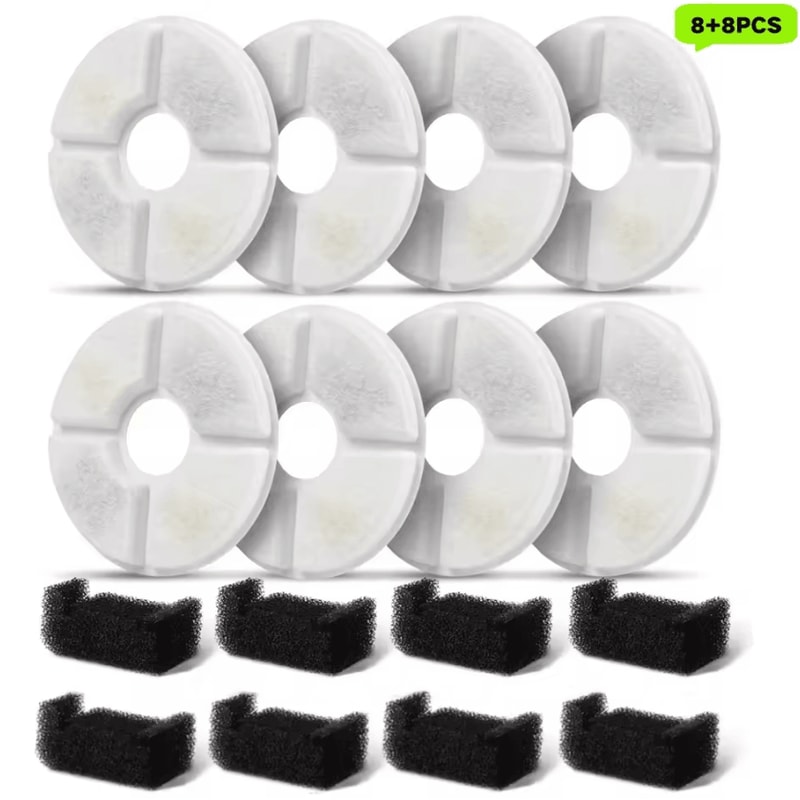 PureFlow Cat Water Fountain Filter Replacement Set For 24L Pet Fountains 4