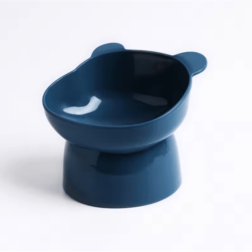 ComfortTilt Elevated Pet Feeding Bowl For Cats Small Dogs 6