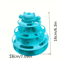 SpinHunt 4Layer Interactive Cat Turntable Toy With Feather Teaser 2