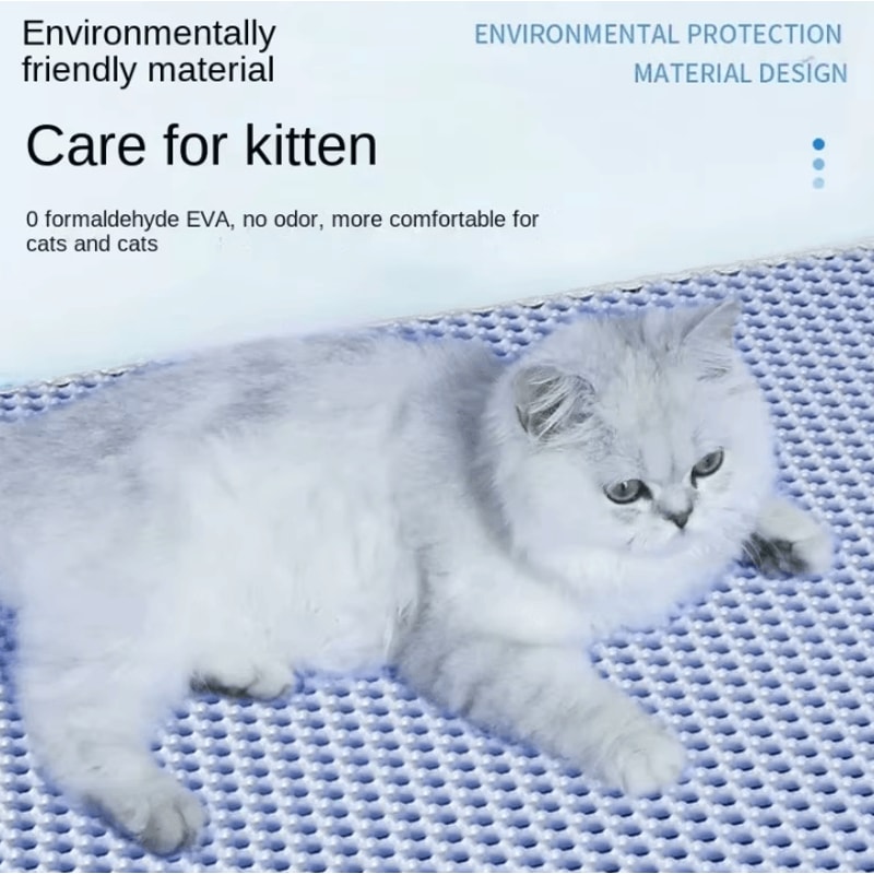 HoneyShield DoubleLayer Waterproof Cat Litter Trapping Mat 1