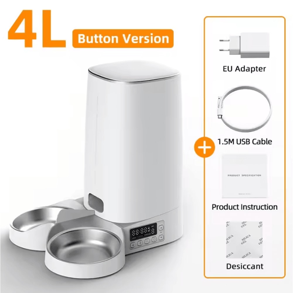 ROJECO Smart WiFi Automatic Cat Feeder With Remote App Control 4
