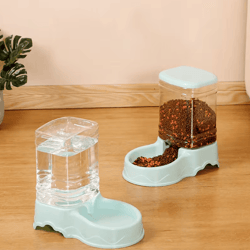 freshflow 3.8l automatic pet feeder & water dispenser set