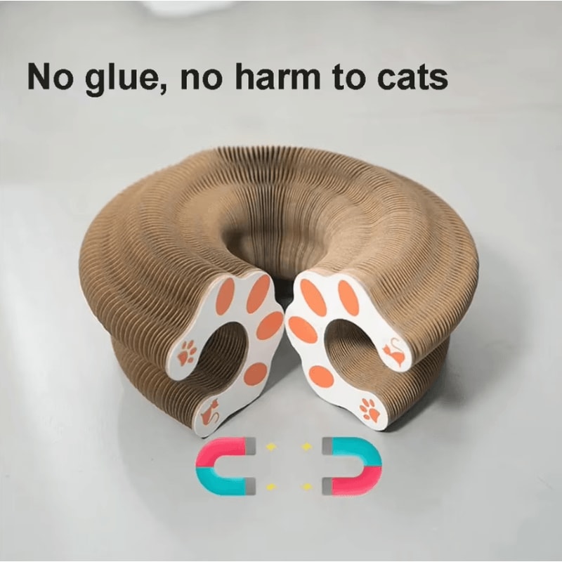 FlexiScratch Transformable Kitty Kurlz Cat Scratching Toy 3
