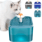 GlowFlow 2L Automatic Cat Water Fountain With LED Filtration System 0
