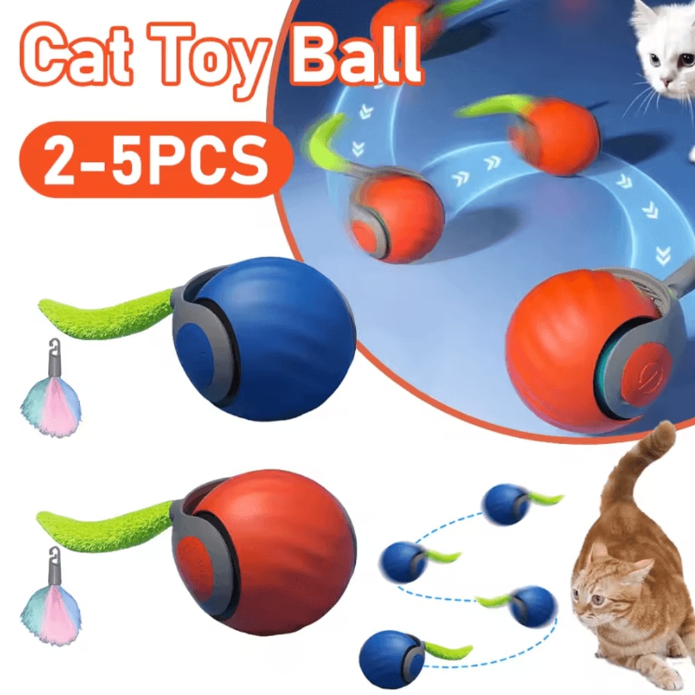 SpeedyTail 20 Smart Interactive Moving Cat Ball Toy 0