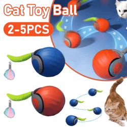 speedytail 2.0 smart interactive moving cat ball toy