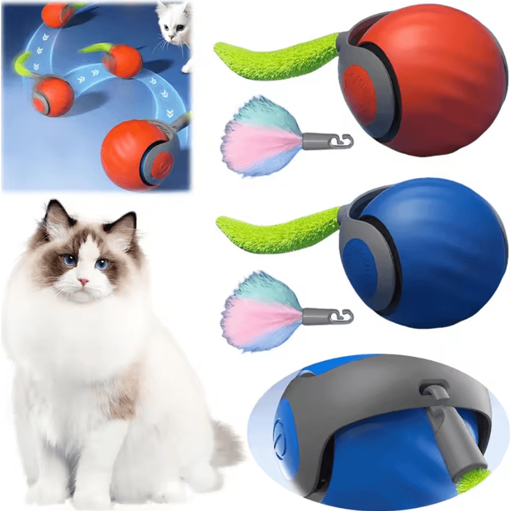 SpeedyTail 20 Smart Interactive Moving Cat Ball Toy 1