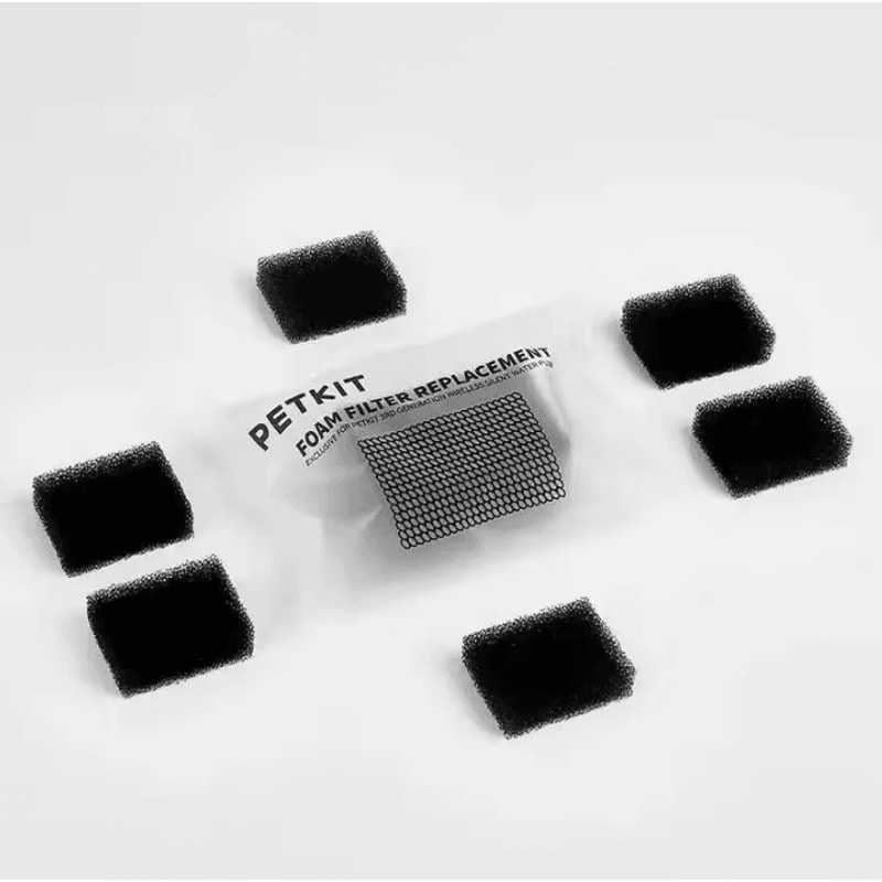 PETKIT Replacement Foam Filters For Wireless Cat Water Fountain Pumps 0