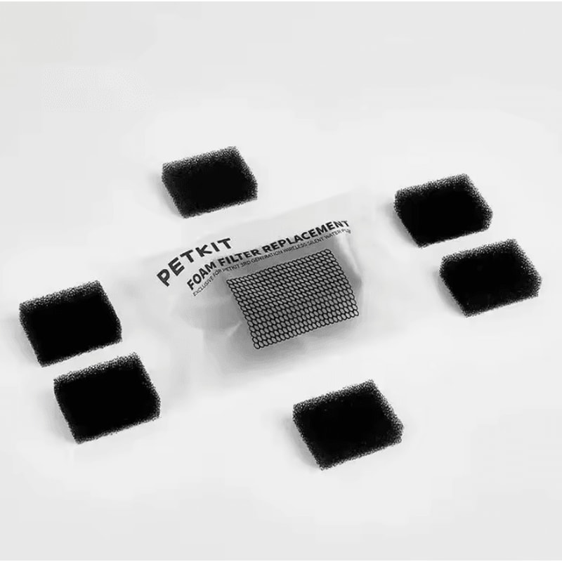 PETKIT Replacement Foam Filters For Wireless Cat Water Fountain Pumps 4