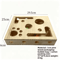 Interactive Cat Nail File Puzzle Box With Bell Ball Maze Tunnel 4