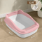 AntiSplash Cat Litter Box Tray For Kittens Indoor Cats 2