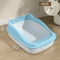 AntiSplash Cat Litter Box Tray For Kittens Indoor Cats 5