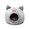 Cute Cat Head Shape SemiEnclosed Warm Cat Bed House 5