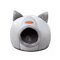 Cute Cat Head Shape SemiEnclosed Warm Cat Bed House 5
