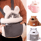Winter Warm Plush Cat Backpack Carrier For Outdoor Travel 0