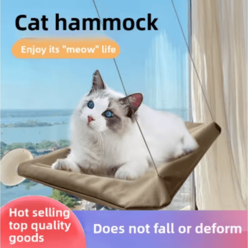 Sunny Window Hanging Cat Hammock Bed With 20kg Capacity 0