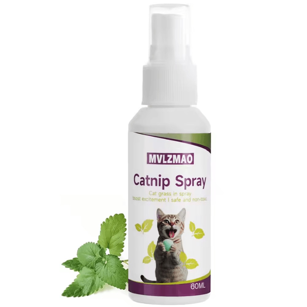 Organic Catnip Calming Spray For Cats Kittens 60ml Stress Relief Mist 4