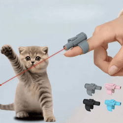 portable finger laser cat toy for interactive indoor play