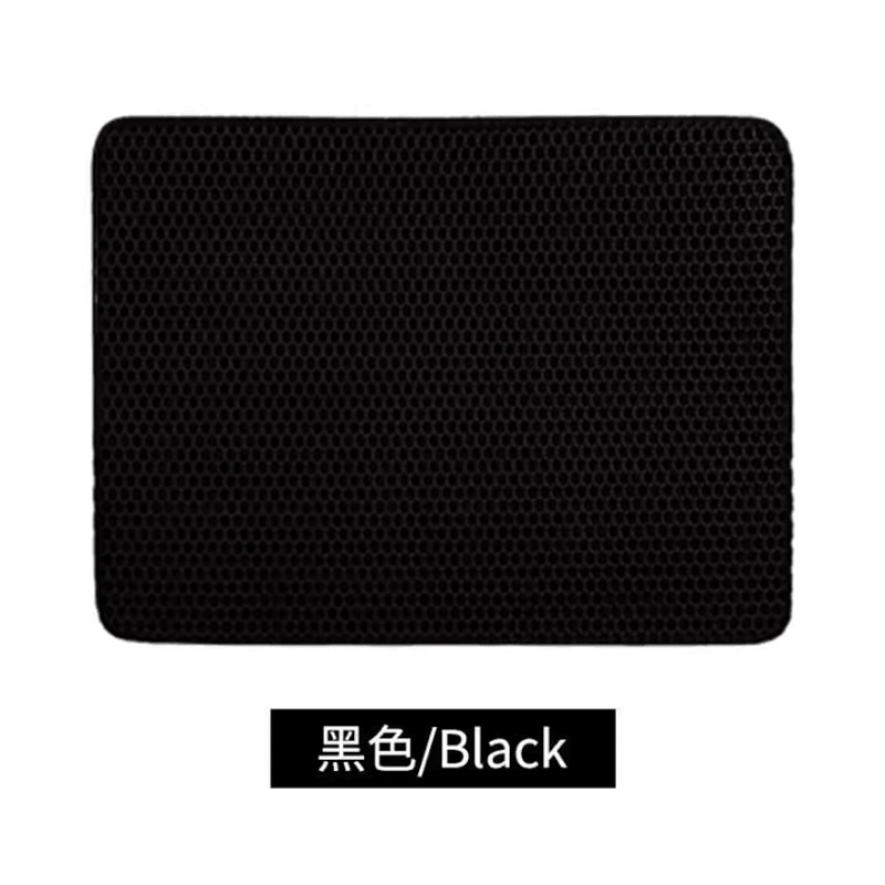 Waterproof DoubleLayer Cat Litter Mat For Cleaner Floors Easy Cleanup 5