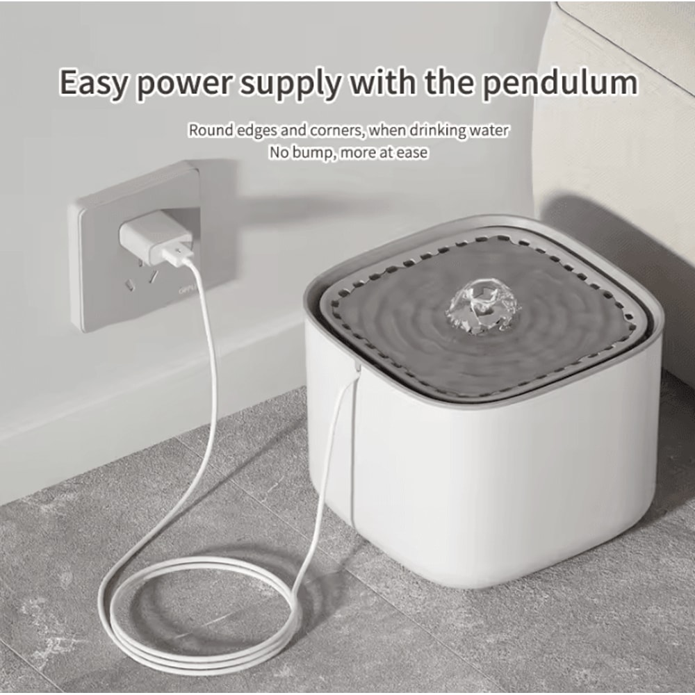 3L Automatic Cat Water Fountain With UltraQuiet USB Circulation 1